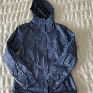 Columbia Blue Rain Jacket